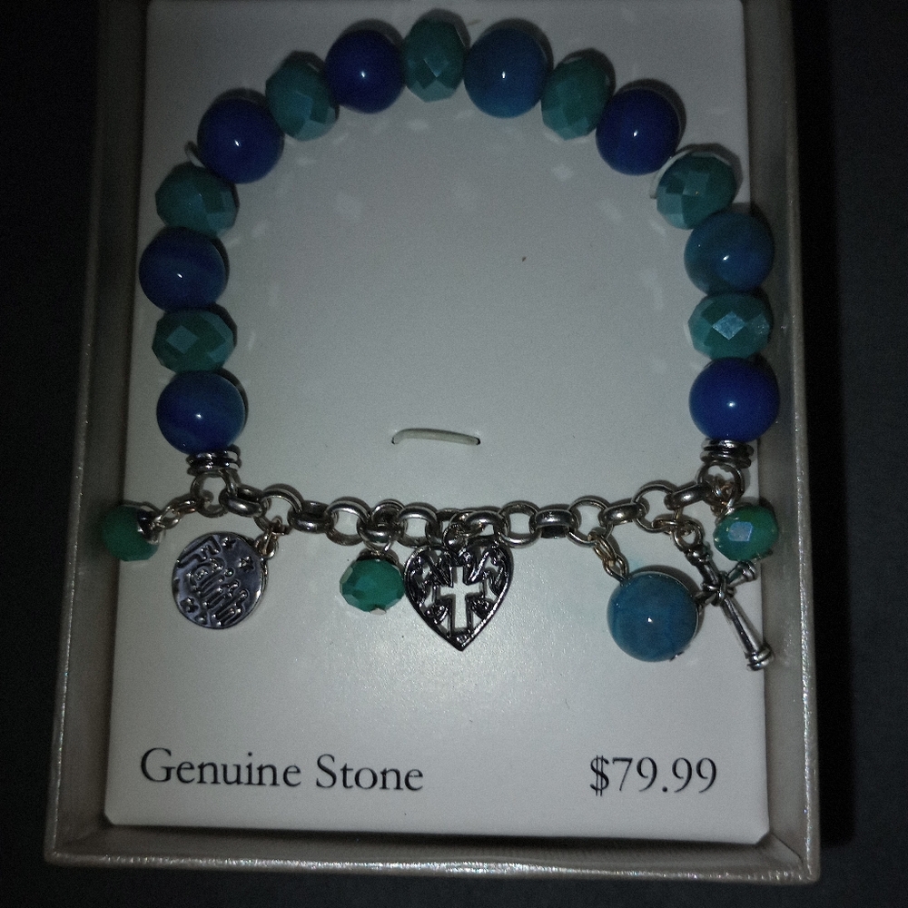 New Stone Faith Bracelet - Picture 1 of 5